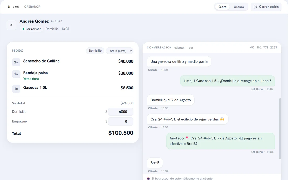 Bot de ventas por WhatsApp